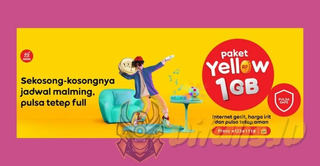harga dan cara mengaktifkan paket data yellow indosat