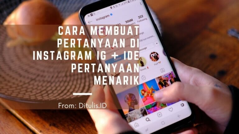 cara membuat pertanyaan di instagram ig + ide pertanyaan menarik