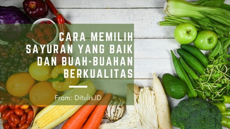 cara memilih sayuran yang baik dan buah buahan berkualitas