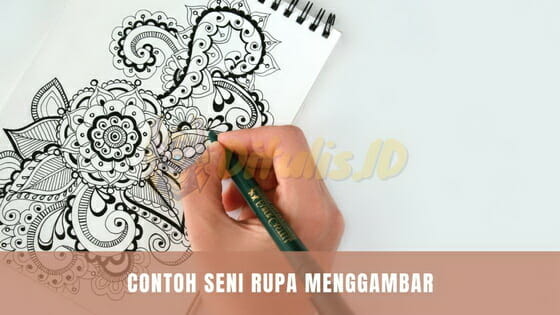 contoh seni rupa menggambar