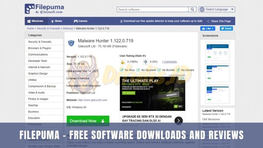filepuma free software downloads and reviews