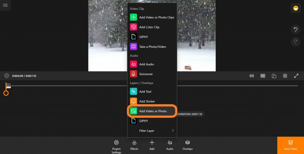 add overlay animotica