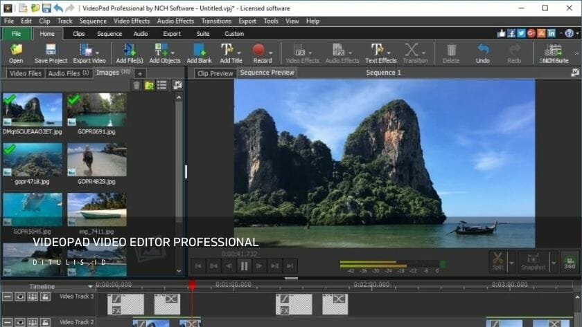 videopad video editor professional