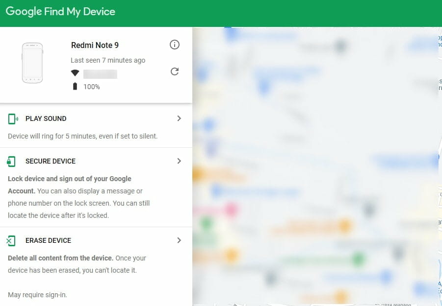aplikasi find my device