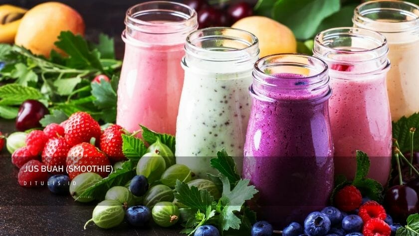 jus buah smoothie