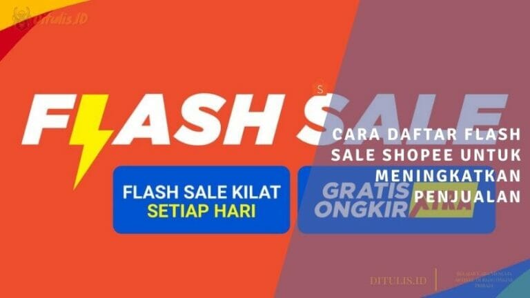 cara daftar flash sale shopee untuk meningkatkan penjualan