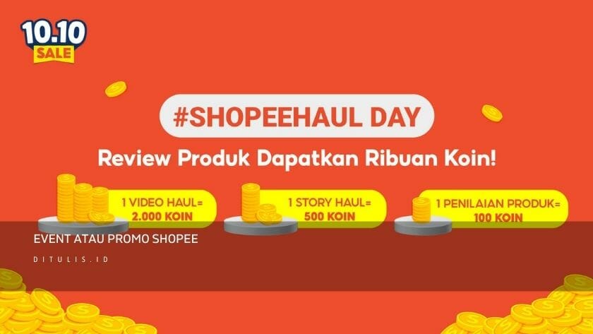 event atau promo koin shopee
