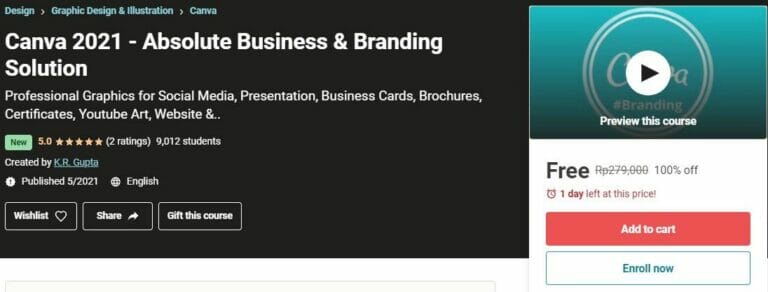 kursus canva 2021 solusi bisnis dan branding total