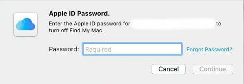 nonaktifkan akun icloud