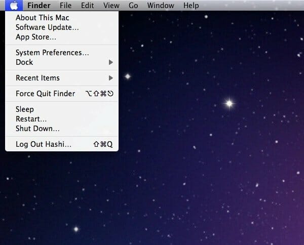 system preference