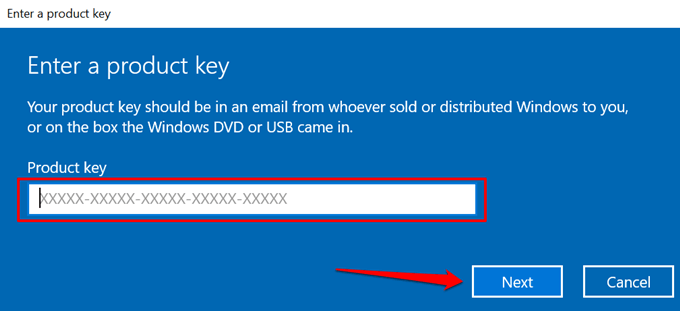 09 enter product key windows 10