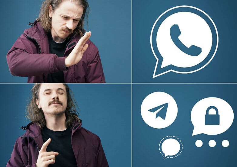 bagaimana telegram dibandingkan dengan aplikasi perpesanan lain seperti whatsapp dan signal