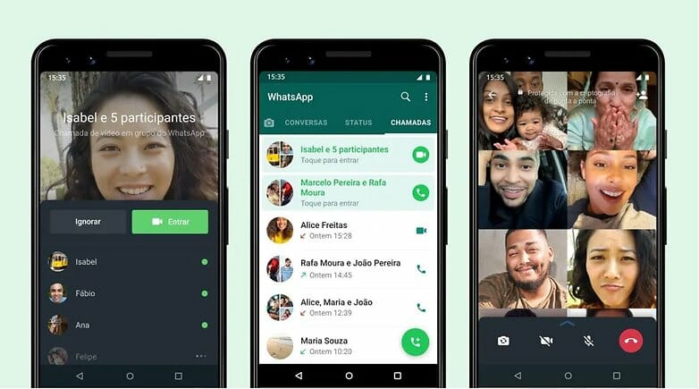 whatsapp meningkatkan panggilan grup untuk mereka yang terlambat