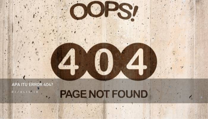 apa itu error 404