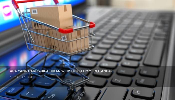 apa yang harus dilakukan website e commerce anda