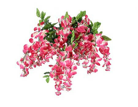 bunga cantik wisteria sintetis