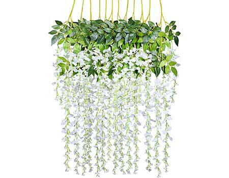 bunga wisteria vine sintetis imitasi