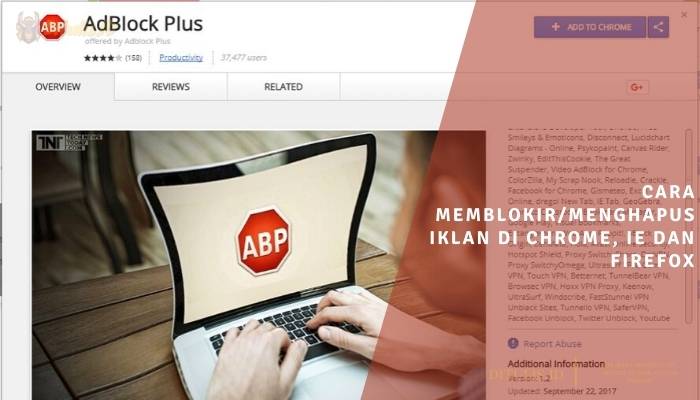 cara memblokir atau menghapus iklan di chrome ie dan firefox