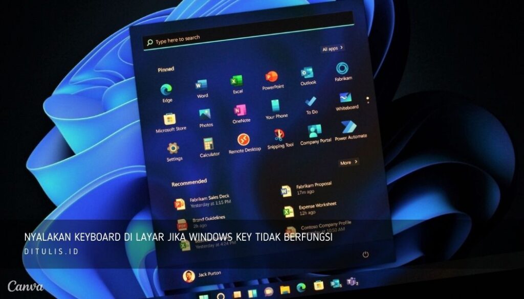 Nyalakan-Keyboard-Di-Layar-Jika-Windows-Key-Tidak-Berfungsi