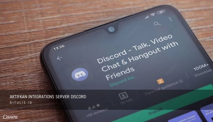aktifkan integrations server discord