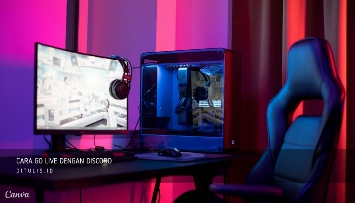 cara go live dengan discord
