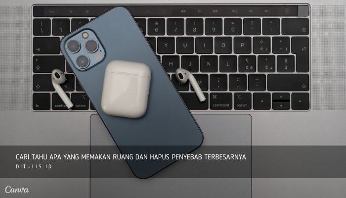 cari tahu apa yang memakan ruang dan hapus penyebab terbesarnya