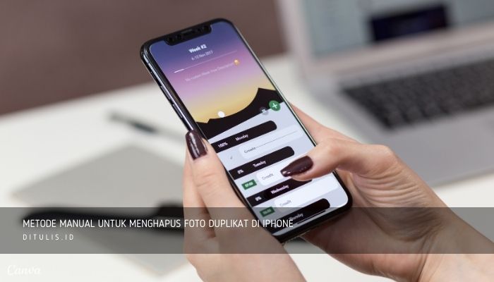 metode manual untuk menghapus foto duplikat di iphone