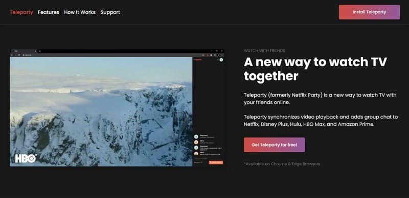 teleparty aplikasi buat nonton film bareng