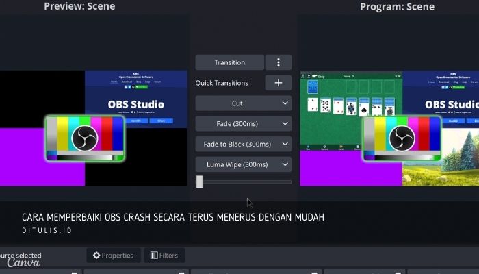 cara memperbaiki obs crash secara terus menerus dengan mudah