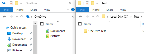 onedrive test