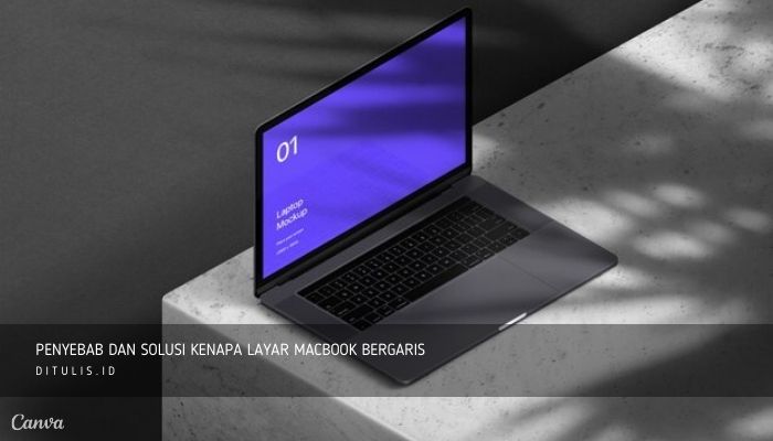 penyebab dan solusi kenapa layar macbook bergaris
