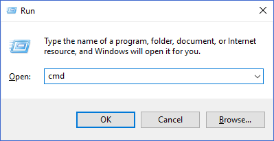 run cmd