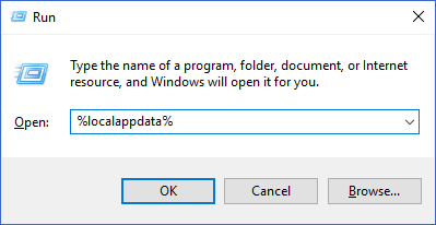 run localappdata