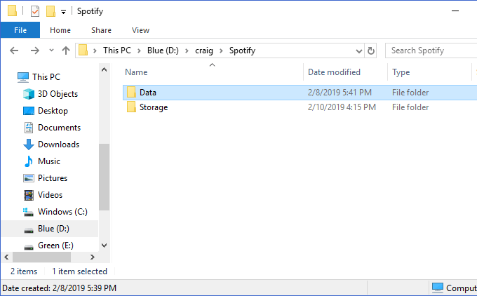 spotify new folder