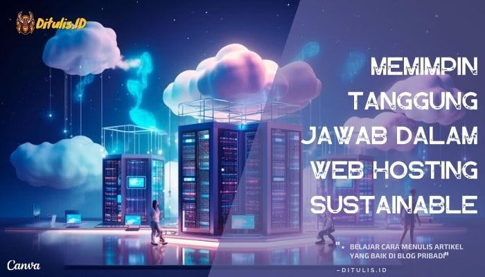 memimpin tanggung jawab dalam web hosting sustainable