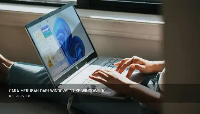 cara merubah dari windows 11 ke windows 10