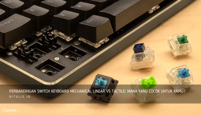 perbandingan switch keyboard mechanical linear vs tactile mana yang cocok untuk kamu