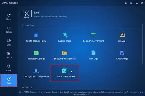 create portable version