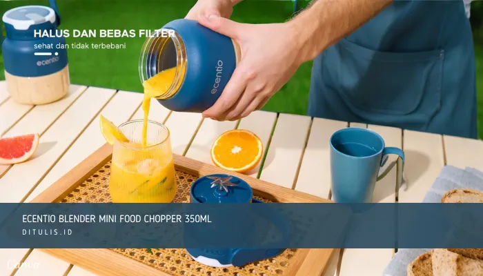 ecentio blender mini food chopper 350ml