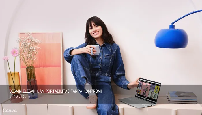 desain elegan dan portabilitas tanpa kompromi