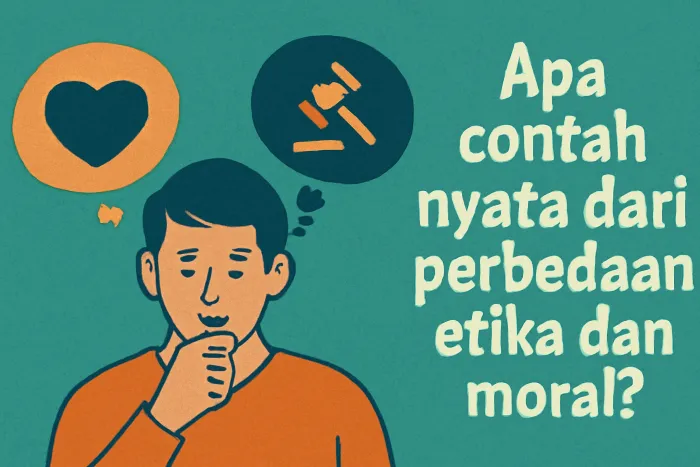 apa contoh nyata dari perbedaan etika dan moral