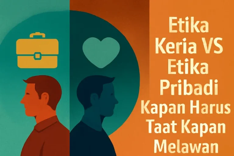 etika kerja vs etika pribadi kapan harus taat kapan harus melawan