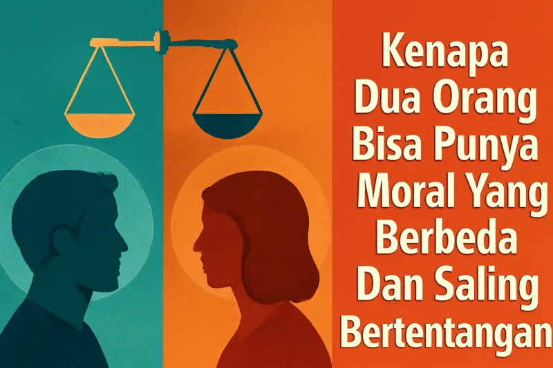 kenapa dua orang bisa punya moral yang berbeda dan saling bertentangan