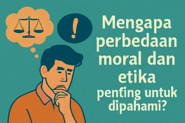 mengapa perbedaan moral dan etika penting untuk dipahami
