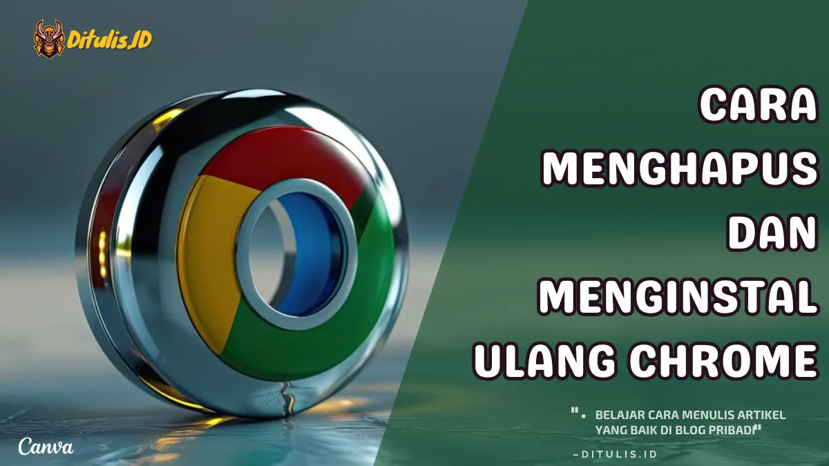 cara menghapus dan menginstal ulang chrome