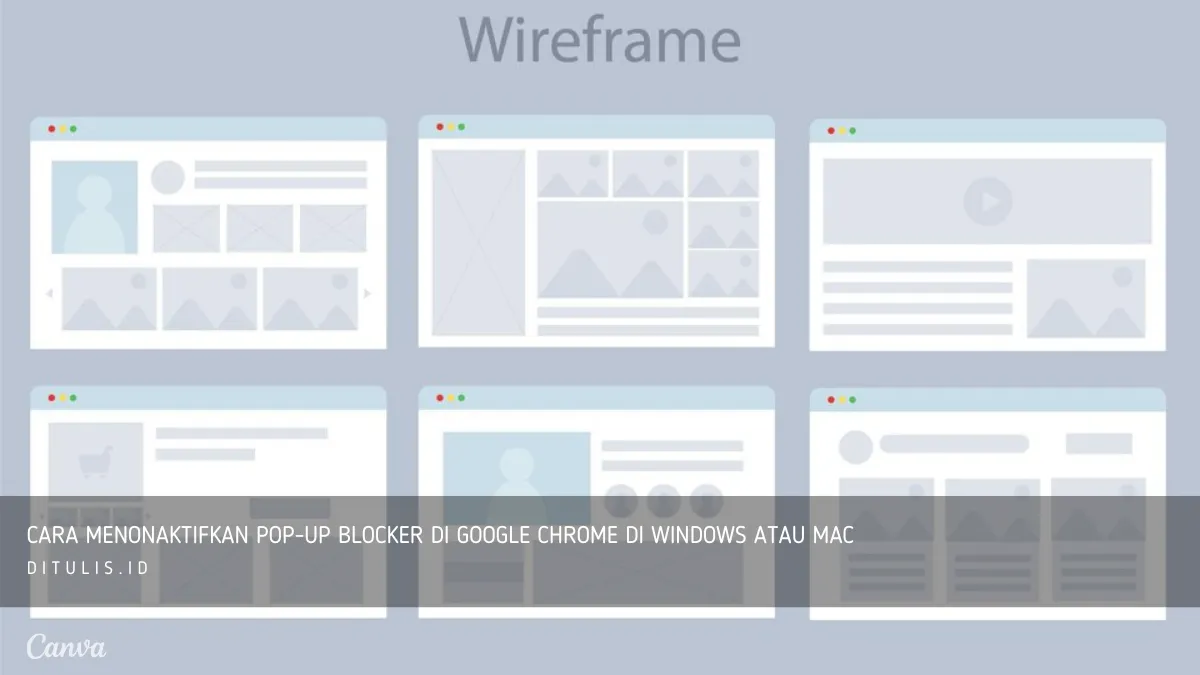 cara menonaktifkan pop up blocker di google chrome di windows atau mac