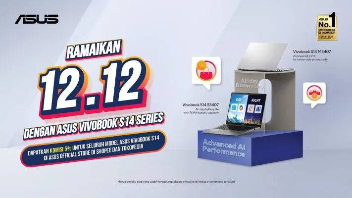 laptop asus vivobook s14 s3407ca